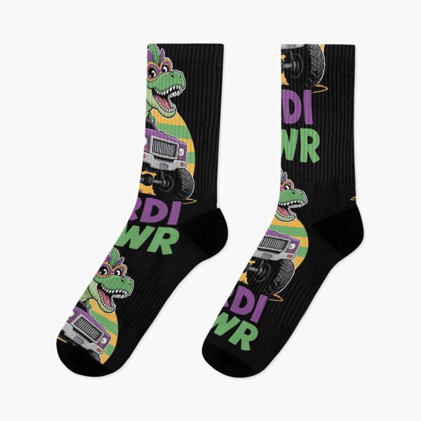 Item preview, Dino Monster Truck Mardi Grawr Mardi Gras designed and sold by RipleMalphite.