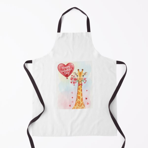 Item preview, Giraffe Valentine's Day valentine cute kawaii funny balloon flower pet designed and sold by CheeseBlueprint.