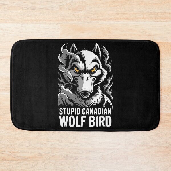 Item preview, Stupid Canadian Wolf Bird - Intense Smoky Confrontation Portrait Design designed and sold by DarylWelsh2024.