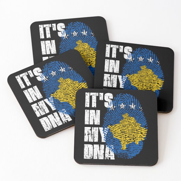 Item preview, IT'S IN MY DNA Kosovo Flag Roots designed and sold by CosmoKitsch.