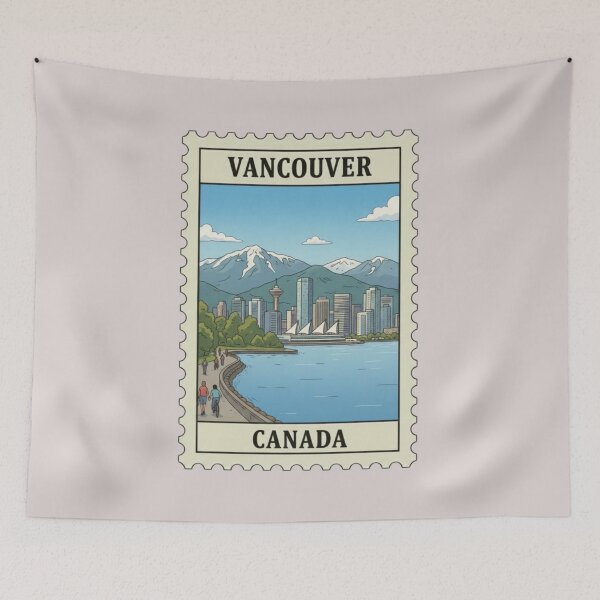 Item preview, Vintage Vancouver Canada Postage Stamp designed and sold by allaboutstamps.