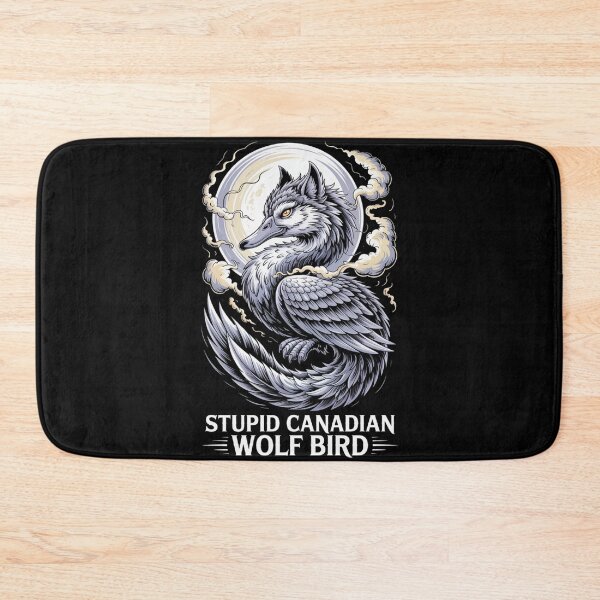 Item preview, Stupid Canadian Wolf Bird - Mystical Phoenix Moon Japanese Design designed and sold by DarylWelsh2024.