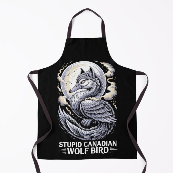 Item preview, Stupid Canadian Wolf Bird - Mystical Phoenix Moon Japanese Design designed and sold by DarylWelsh2024.