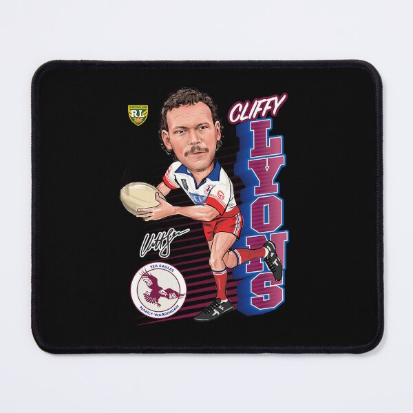 Item preview, Manly Warringah Sea Eagles Cliff Lyons Cliffy Character designed and sold by mouloua.
