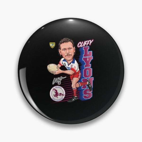 Item preview, Manly Warringah Sea Eagles Cliff Lyons Cliffy Character designed and sold by mouloua.