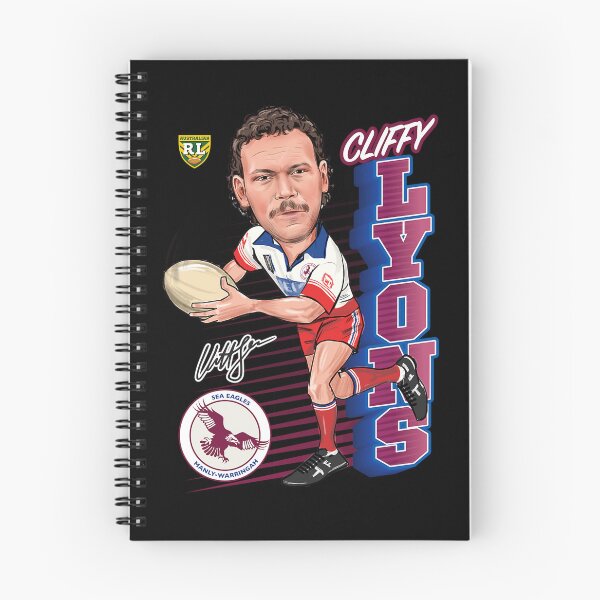 Item preview, Manly Warringah Sea Eagles Cliff Lyons Cliffy Character designed and sold by mouloua.