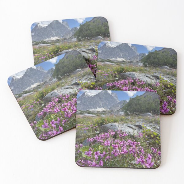 Item preview, Alpine Wildflowers in Mountain Valley designed and sold by Uniekma.