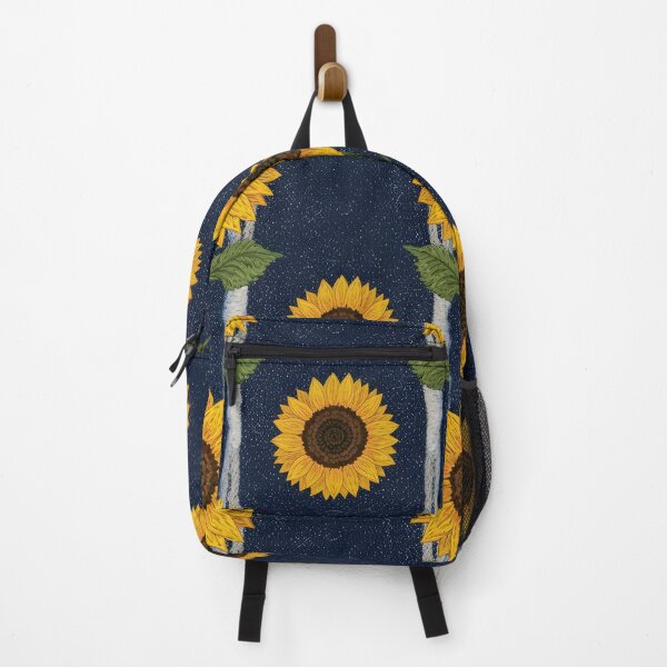 Item preview, Denim Sunflower Embroidered Stripe Design designed and sold by VibeShift Studio.