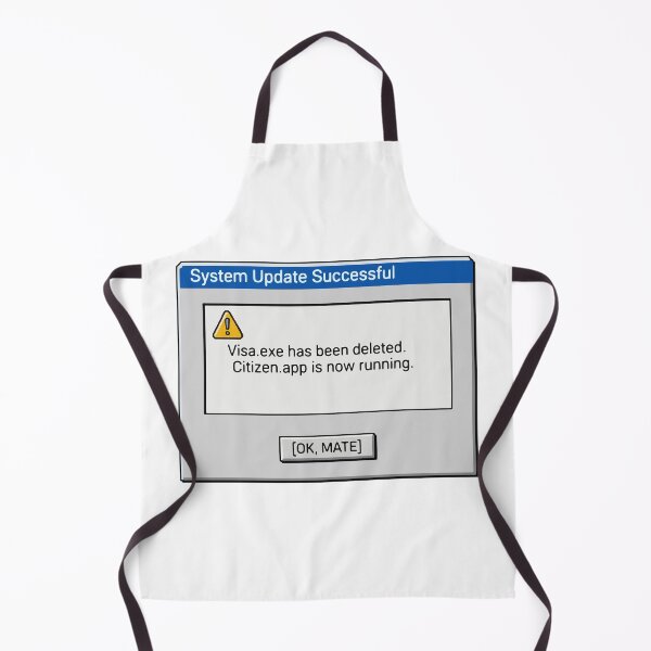 Item preview, New Australian Citizen System Update - Funny Visa Deleted Tech Pop-up designed and sold by KrystalWilson.