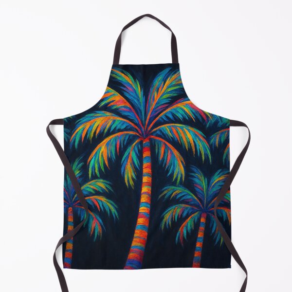 Item preview, Neon palm trees at night designed and sold by Sigtrix.