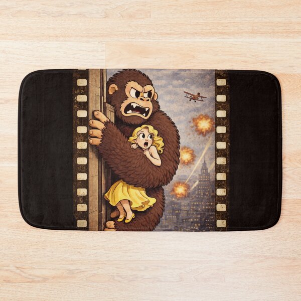Item preview, King kong in a 1930s cartoon style designed and sold by bluefrog.