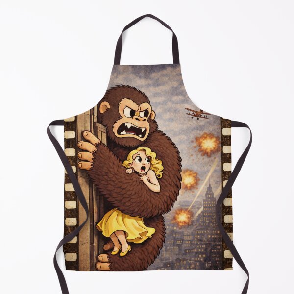 Item preview, King kong in a 1930s cartoon style designed and sold by bluefrog.