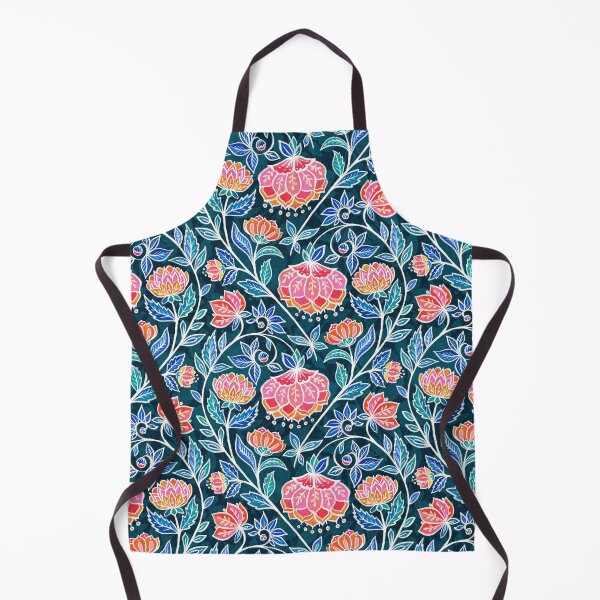 Item preview, Jewel Toned Textured Chalk Chintz in Bright Pink Red and Blue designed and sold by micklyn.