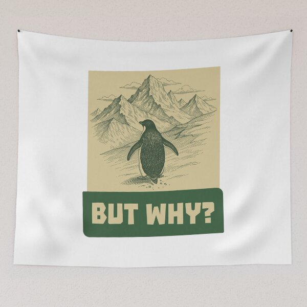 Item preview, But why? Nihilist Penguin designed and sold by krabbaraban.