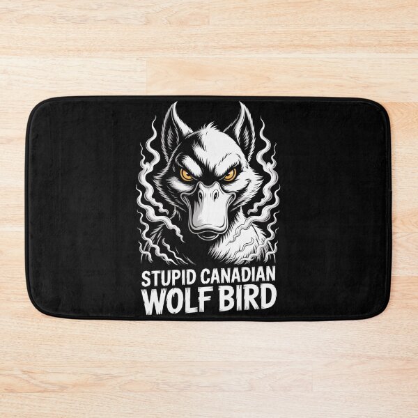 Item preview, Stupid Canadian Wolf Bird - Fierce Smoky Energy Portrait Design designed and sold by DarylWelsh2024.