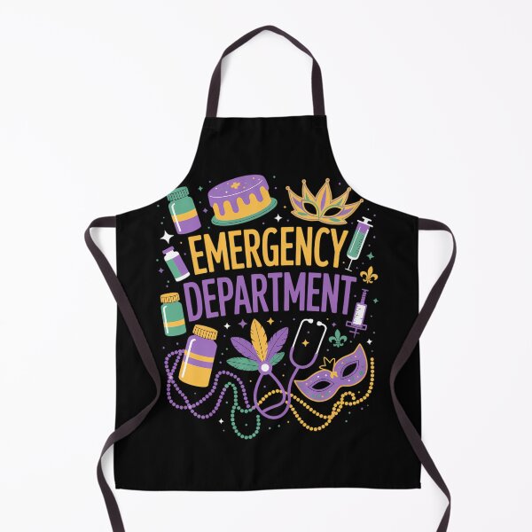 Item preview, Emergency Department Emergency Room ER Ed Nurse Mardi Gras designed and sold by RipleMalphite.