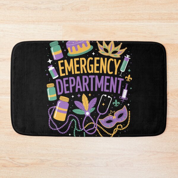 Item preview, Emergency Department Emergency Room ER Ed Nurse Mardi Gras designed and sold by RipleMalphite.