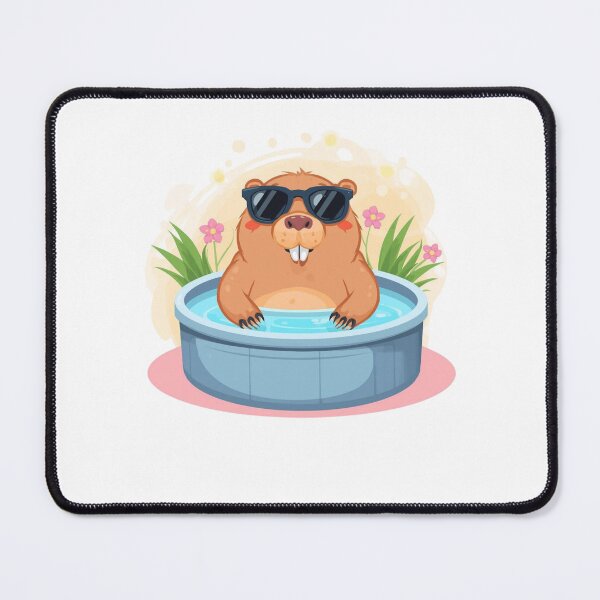 Item preview, Chill Capybara in Hot Tub Hoodie | Cute Relaxed Capybara Meme designed and sold by PeakMindWork.