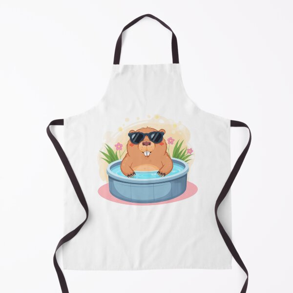Item preview, Chill Capybara in Hot Tub Hoodie | Cute Relaxed Capybara Meme designed and sold by PeakMindWork.