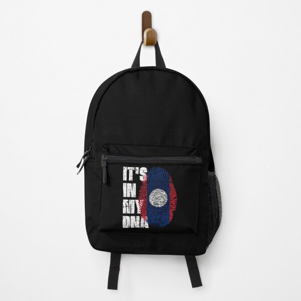 Item preview, IT'S IN MY DNA Laos Flag Roots designed and sold by CosmoKitsch.