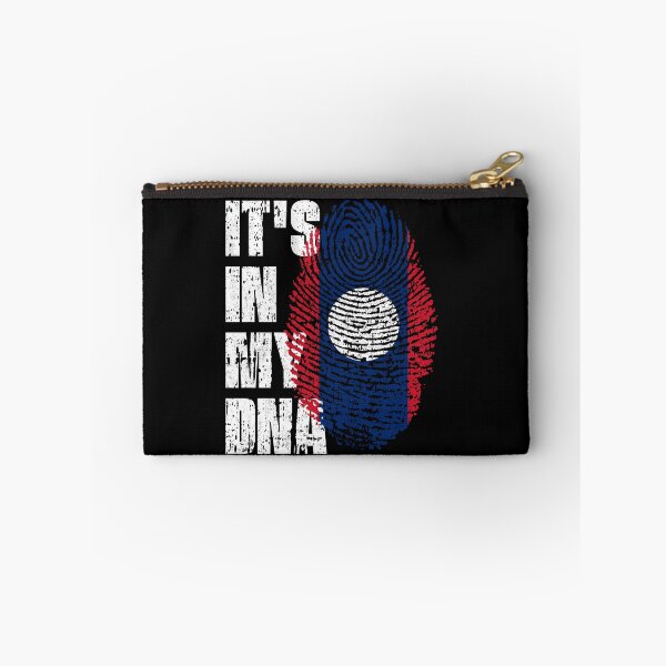 Item preview, IT'S IN MY DNA Laos Flag Roots designed and sold by CosmoKitsch.