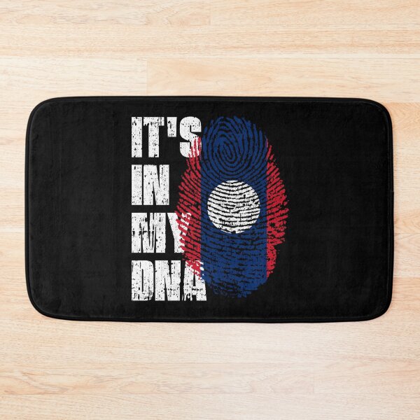 Item preview, IT'S IN MY DNA Laos Flag Roots designed and sold by CosmoKitsch.