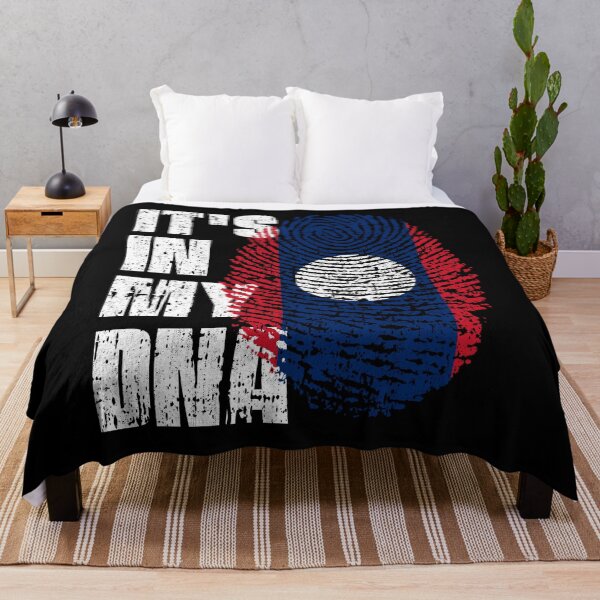 Item preview, IT'S IN MY DNA Laos Flag Roots designed and sold by CosmoKitsch.