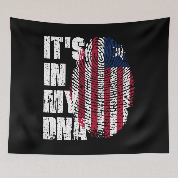 Item preview, IT'S IN MY DNA Liberia Flag Roots designed and sold by CosmoKitsch.