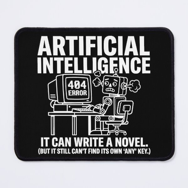 Item preview, AI Writer - Novel vs Any Key Joke designed and sold by TextCrew.