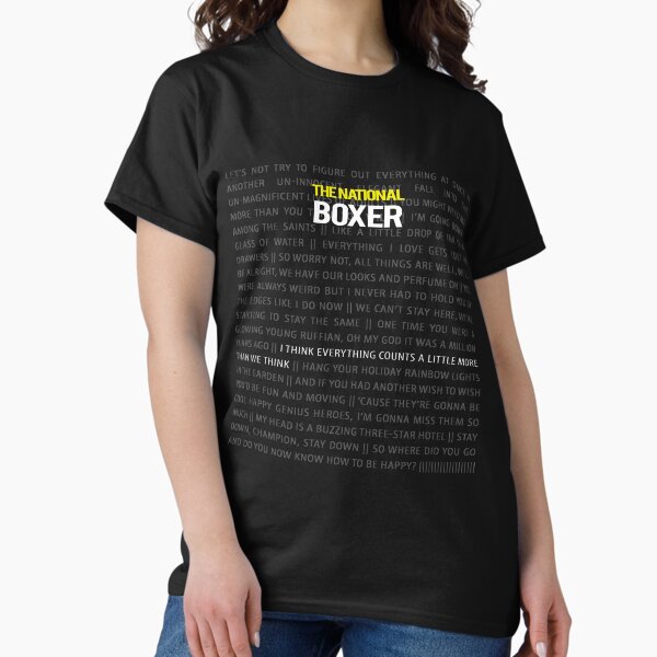 Item preview, Boxer Typographic Lyrics - Ada  designed and sold by larissandrioli.