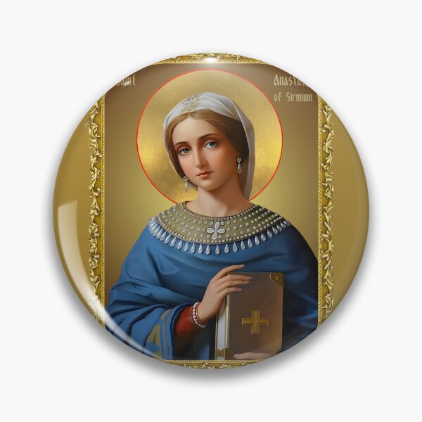 Item preview, icon Saint Anastasia of Sirmium, Saint Anastasia the Deliverer from Bonds designed and sold by orthodox-icon.