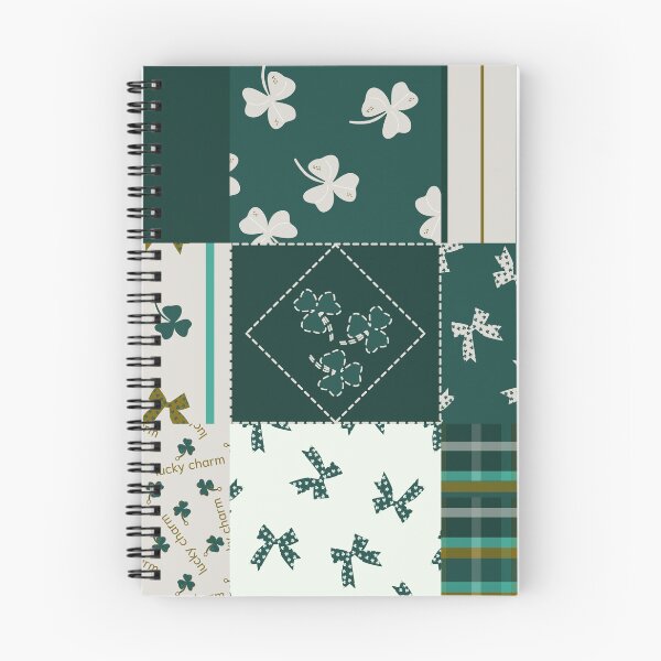 Item preview, St Patrick's Holiday Cheater Quilt in classic green &golden tones  designed and sold by aneladesigns.