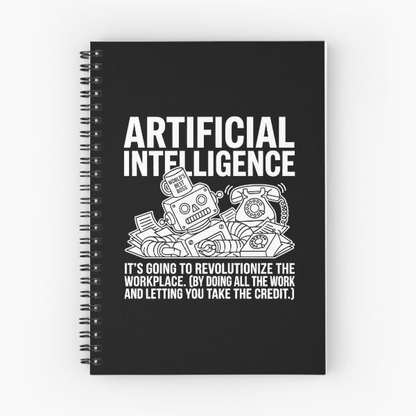 Item preview, AI Taking Your Job - Relaxed Robot Sarcasm designed and sold by TextCrew.
