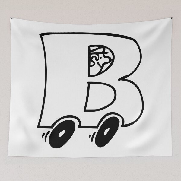 Item preview, Alphabets Doodle - Car and Wheels | ZMQZLZ  4 designed and sold by MyStickersCove.