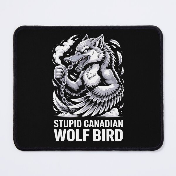Item preview, Stupid Canadian Wolf Bird - Ethereal Ghost Chain Smoke Design designed and sold by DarylWelsh2024.