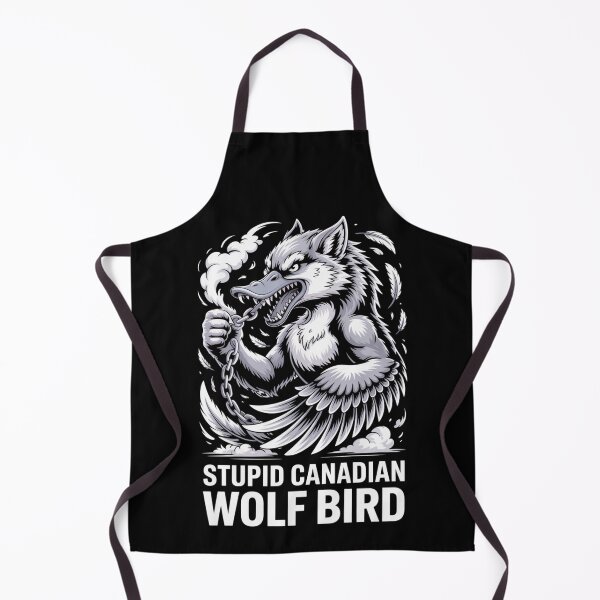 Item preview, Stupid Canadian Wolf Bird - Ethereal Ghost Chain Smoke Design designed and sold by DarylWelsh2024.