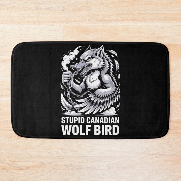 Item preview, Stupid Canadian Wolf Bird - Ethereal Ghost Chain Smoke Design designed and sold by DarylWelsh2024.