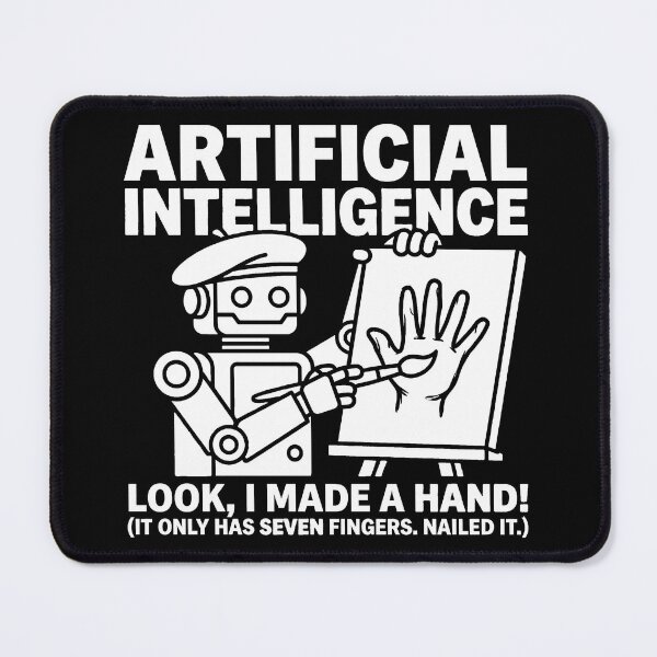 Item preview, AI Art Fail - Look I Made A Hand (7 Fingers) designed and sold by TextCrew.