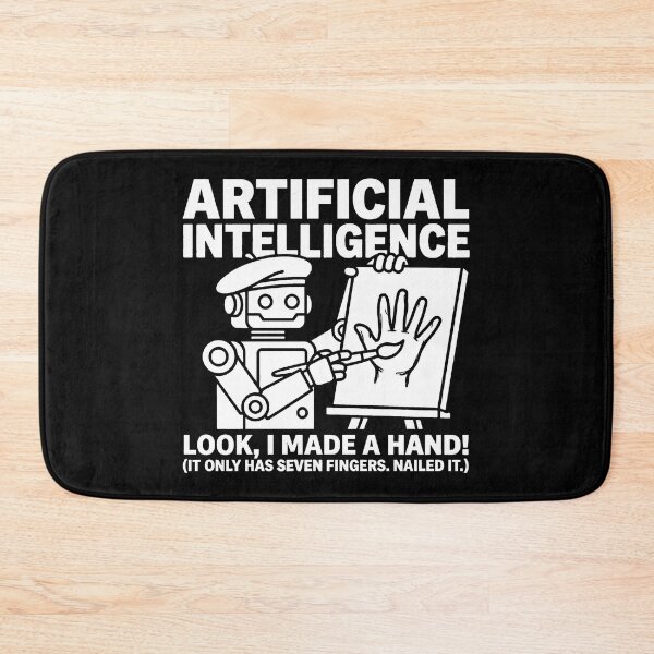 Item preview, AI Art Fail - Look I Made A Hand (7 Fingers) designed and sold by TextCrew.