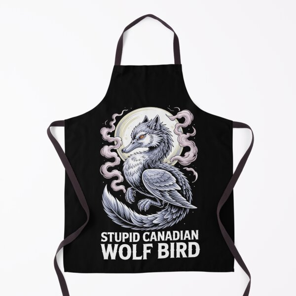 Item preview, Stupid Canadian Wolf Bird - Mystical Purple Moon Phoenix Design designed and sold by DarylWelsh2024.