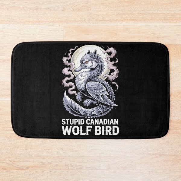 Item preview, Stupid Canadian Wolf Bird - Mystical Purple Moon Phoenix Design designed and sold by DarylWelsh2024.