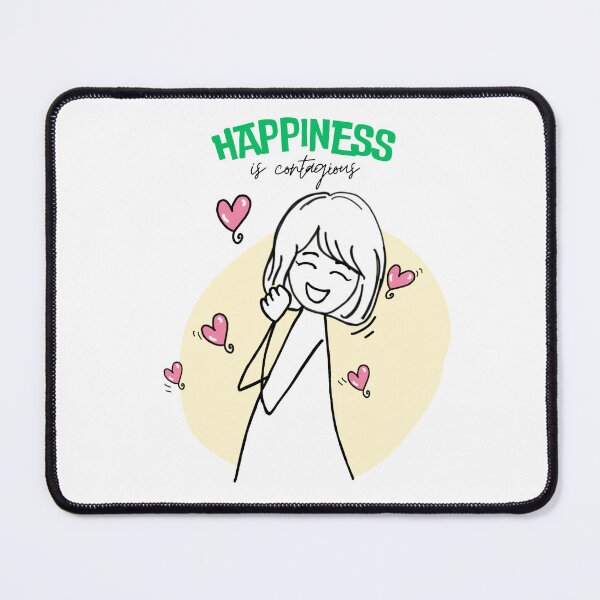 Item preview, Happiness is Contagious - Cute Minimalist Doodle Art designed and sold by Best-Arch900.
