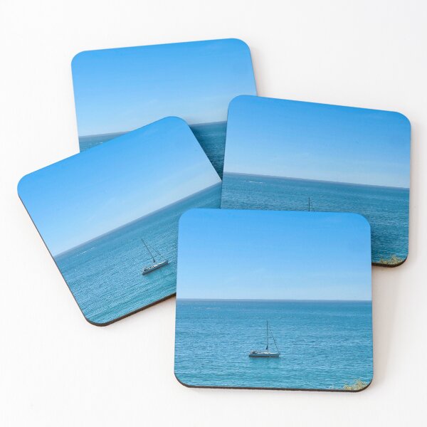 Item preview, Sailboat on Calm Blue Ocean designed and sold by MatthewHeights.