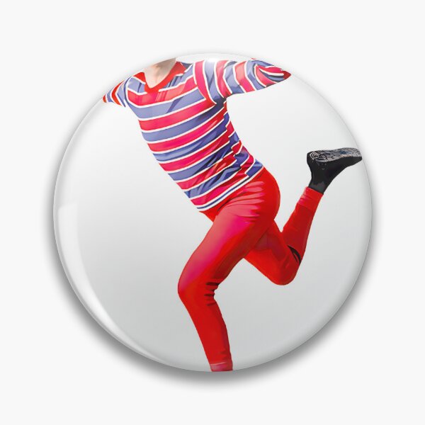 Item preview, The Strongest Man 90S Nostalgia Red Blue Stripes designed and sold by Tiffany Chase.