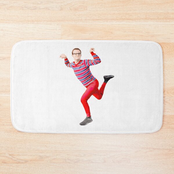 Item preview, The Strongest Man 90S Nostalgia Red Blue Stripes designed and sold by Tiffany Chase.