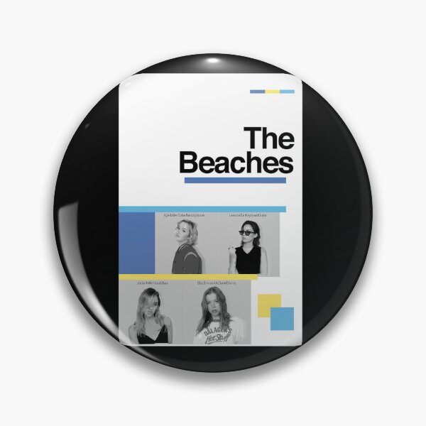 Artikelvorschau, Das Beaches-Bandposter entworfen und verkauft von davonsstickers.