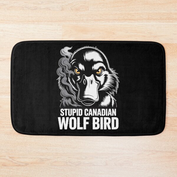 Item preview, Stupid Canadian Wolf Bird - Intense Smoky Stare Portrait Design designed and sold by DarylWelsh2024.