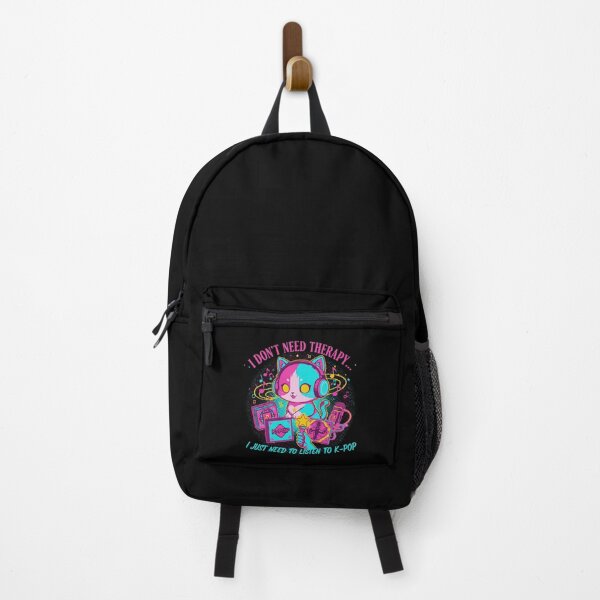 Item preview, I Dont Need Therapy I Just Need K-Pop Cat designed and sold by LuminOrb.