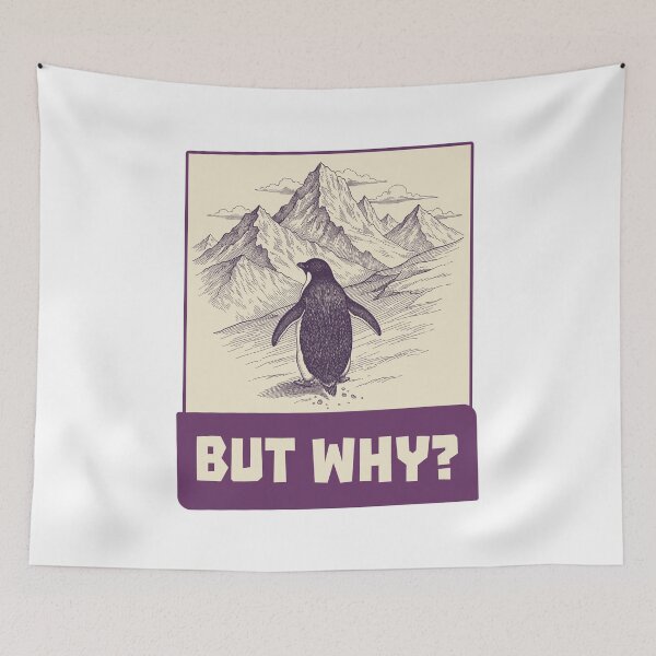 Item preview, But why? Nihilist Penguin designed and sold by krabbaraban.