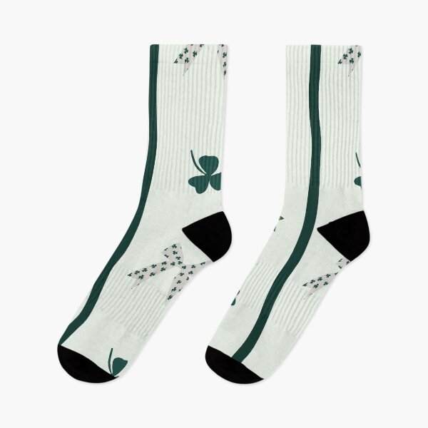 Item preview, Shamrock Clover &Bows and Stripes - Coquette St. Patrick's Day mint green designed and sold by aneladesigns.
